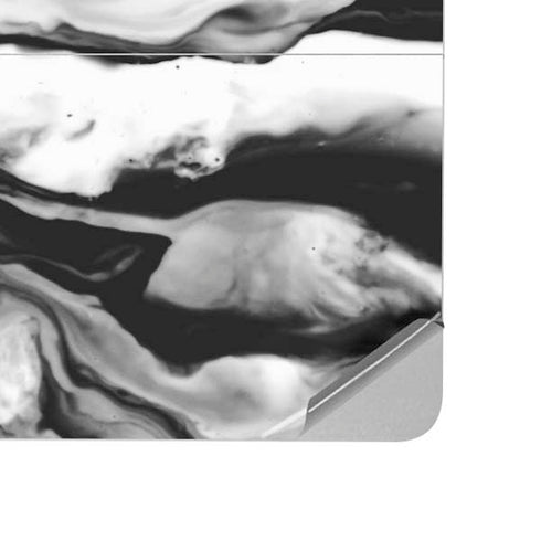 Black and White Marble Ink Surface Laptop Studio Skin